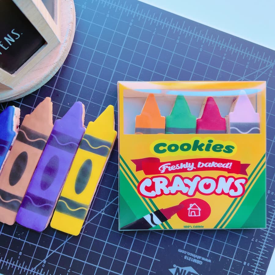 Jumbo Crayon Cookie Set - The Chocolate Dozen LLC